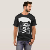 The Van Life Logo  Greyscale Tシャツ (正面フル)