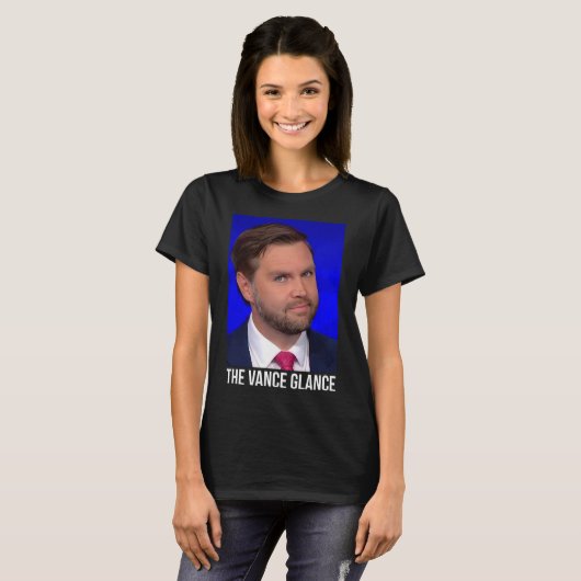 The Vance Glance - Funny Jd Vance  Tシャツ (正面フル)