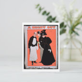 The Vaudevilleでの「A Night Out」の広告 ポストカード (スタンド正面)