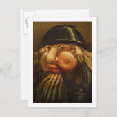 The Vegetable Gardener, c.1590 (パネル上の油) ポストカード (正面/裏面)