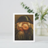 The Vegetable Gardener, c.1590 (パネル上の油) ポストカード (スタンド正面)