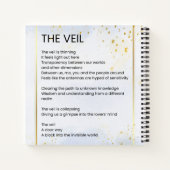 The Veil – 目覚めるエンパワーメント詩 ノートブック (裏面)