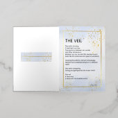 The Veil – 目覚めるエンパワーメント詩 箔グリーティングカード (外側レイダウン)