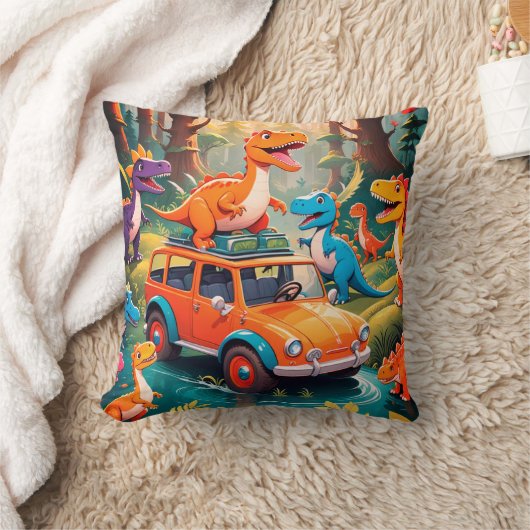 The Velociraptors Family Vacation  クッション (ブランケット)