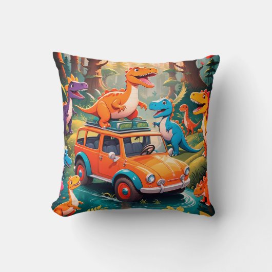 The Velociraptors Family Vacation  クッション (正面)