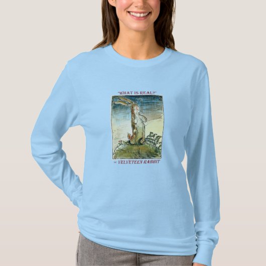 The Velveteen Rabbit – 何実在が Tシャツ (正面)