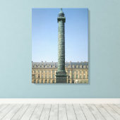 The Vendome Column、bas-Options記録レリーフ、 浮き彫り付き昼寝 キャンバスプリント (インサイチュ (ウッドフロア))