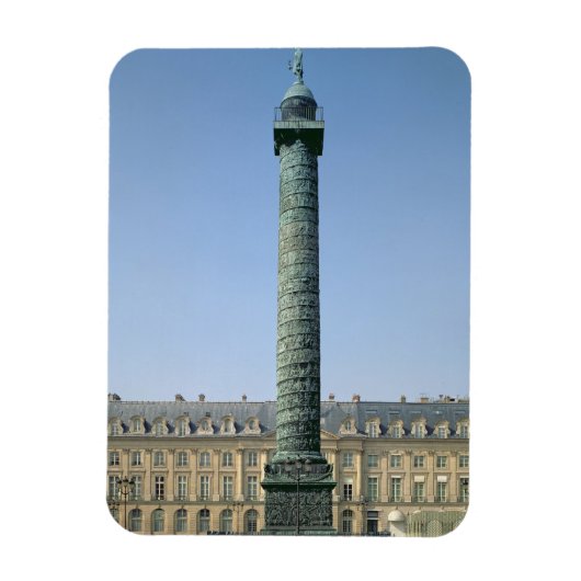 The Vendome Column、bas-Options記録レリーフ、 浮き彫り付き昼寝 マグネット (縦)