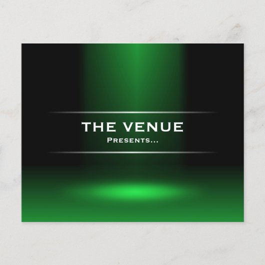 The Venue Presents - Green チラシ (正面)