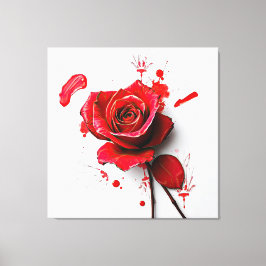 The Versatility of Blooming Roses in Art キャンバスプリント