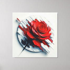 The Versatility of Blooming Roses in Art キャンバスプリント