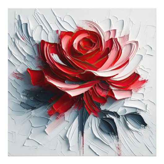 The Versatility of Blooming Roses in Art フォトプリント (正面)