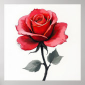 The Versatility of Blooming Roses in Art ポスター (正面)