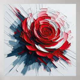 The Versatility of Blooming Roses in Art ポスター