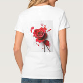 The Versatility of Blooming Roses in Art Tシャツ (裏面)