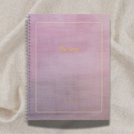 The Verse | Custom Mauve & Gold Poet Notebook ノートブック