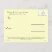 The Very初めてのクリスマスカード(1843) シーズンポストカード (裏面)