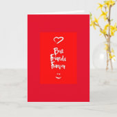 THE 'VERY BEST FRIEND" BIRTHDAY WISH カード (黄色い花)