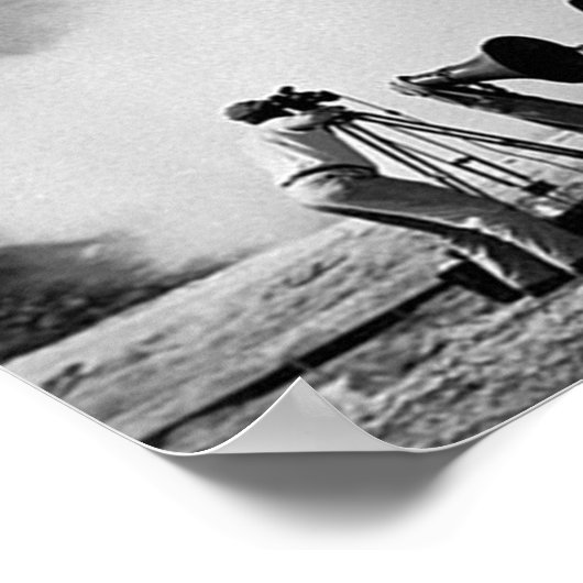 The Very First Rocket Launch At Cape Canaveral ポスター (角)