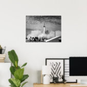 The Very First Rocket Launch At Cape Canaveral ポスター (ホームオフィス)