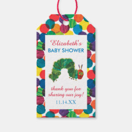 The Very Hunged Caterpillar Baby Showerありがとう ギフトタグ