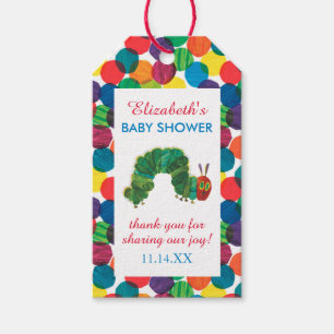 The Very Hunged Caterpillar Baby Showerありがとう ギフトタグ