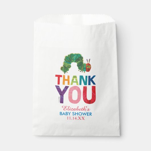 The Very Hunged Caterpillar Baby Showerありがとう フェイバーバッグ (正面)