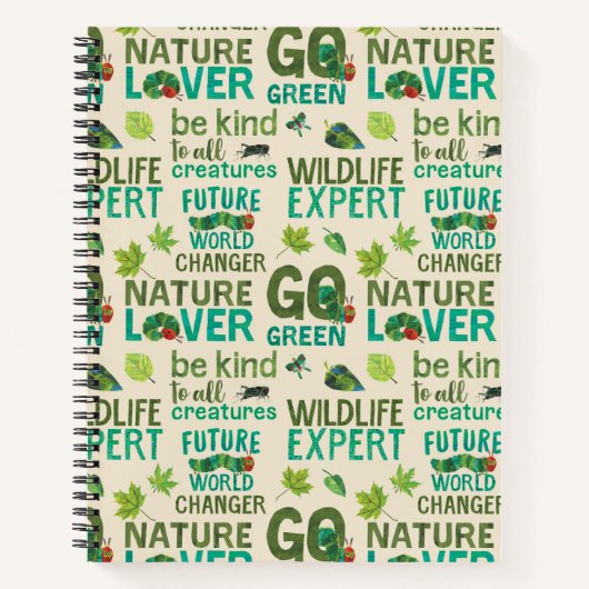 The Very Hungry Caterpillar | 地球を変える未来のパターン ノートブック (正面)