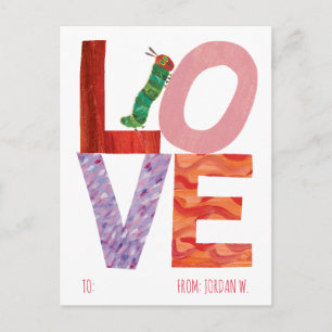 The Very Hungry Caterpillar LOVE シーズンポストカード