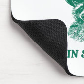 The Vibes Are In Shambles Sarcastic Funny Raccoon  マウスパッド (コーナー)