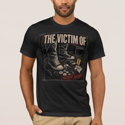 The Victim Of - 事件報告書アルバムカバー Tシャツ (正面)