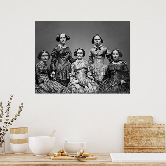 The Victorian Clark Sisters ポスター (キッチン)