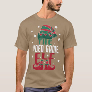 The Video Game Elf Christmas Pajama  Funny Matchin Tシャツ