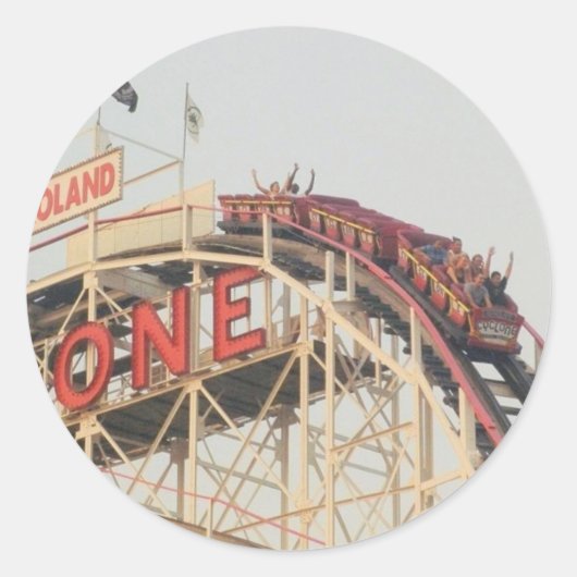 'The View from the Top'スタンプ ラウンドシール (正面)