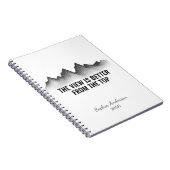 The View Is Better From The Top I Personalized ノートブック (右側)