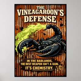 The Vinegaroon’s Defense Scorpion Art ポスター