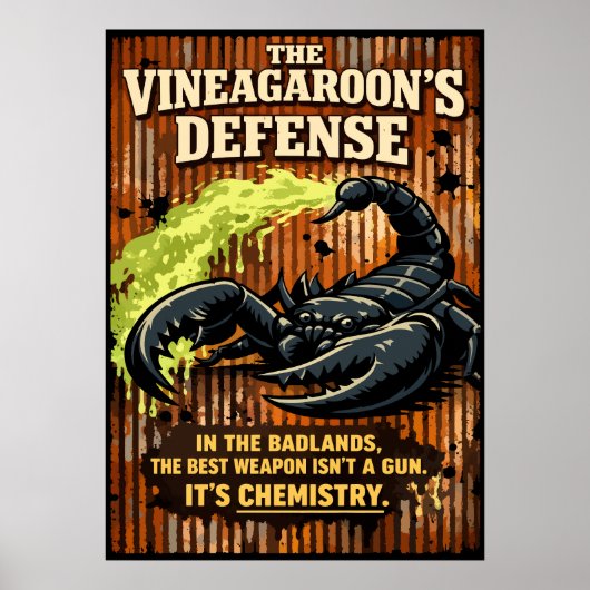 The Vinegaroon’s Defense Scorpion Art ポスター (正面)