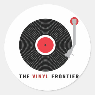 The Vinyl Frontierスタンプ ラウンドシール