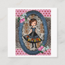 The Violet Paper Doll: A Tale of Plum & Petals エンクロージャーカード