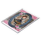 The Violet Paper Doll: A Tale of Plum & Petals ノートブック (左側)