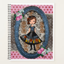 The Violet Paper Doll: A Tale of Plum & Petals プランナー手帳