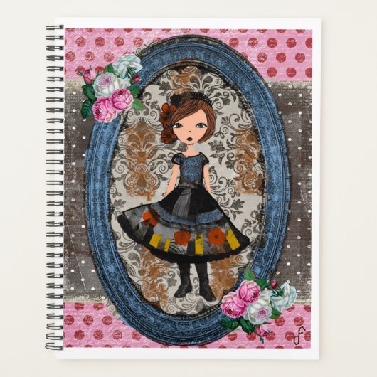 The Violet Paper Doll: A Tale of Plum & Petals プランナー手帳 (正面)