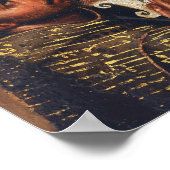 The Virgin Adoring the Christ Child at Christmas ポスター (角)