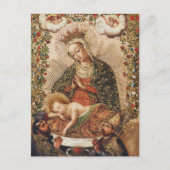 The Virgin Adoring the Christ Child at Christmas ポストカード (正面)