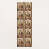 The Virgin Adoring the Christ Child at Christmas ヨガマット (裏面)