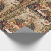 The Virgin Adoring the Christ Child at Christmas ラッピングペーパー (角)