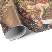 The Virgin Adoring the Christ Child at Christmas ラッピングペーパー (ロールコーナー)