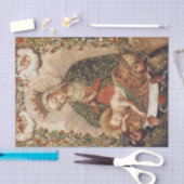 The Virgin Adoring the Christ Child at Christmas 薄葉紙 (クラフト)