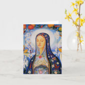 The Virgin - Joseph Stella カード (黄色い花)