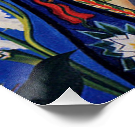 The Virgin - Joseph Stella ポスター (コーナー)